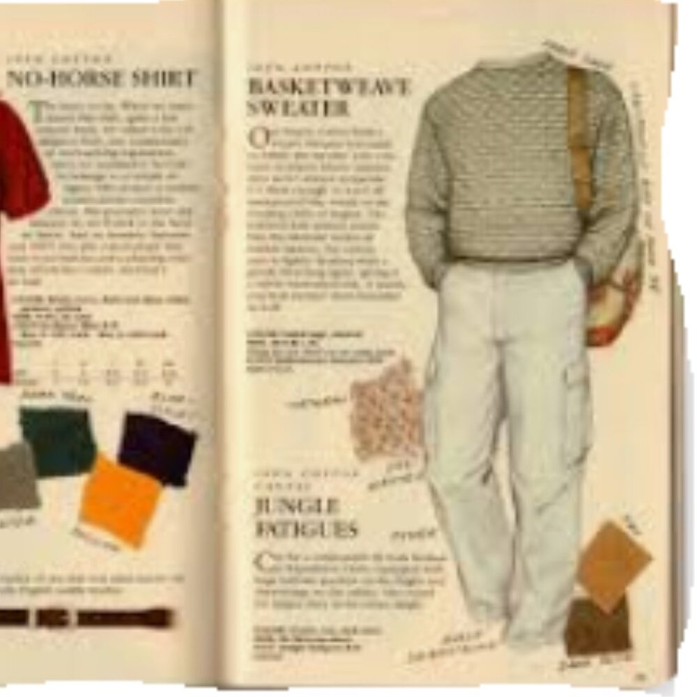 Vintage Banana Republic Mill Valley Basketwave Knit Cotton Sweater Size M Tan - Picture 6 of 6